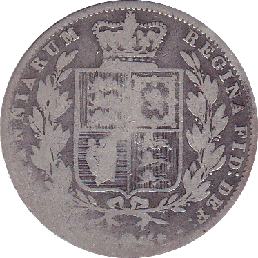 1846 HALFCROWN ( FAIR ) D - Halfcrown - Cambridgeshire Coins