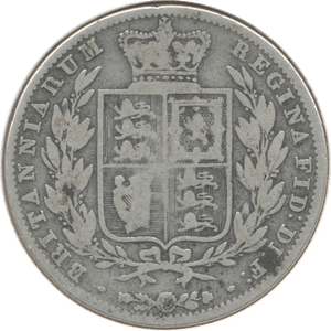 1846 HALFCROWN ( F ) - Halfcrown - Cambridgeshire Coins