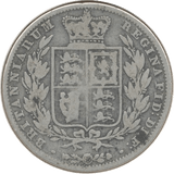 1846 HALFCROWN ( F ) - Halfcrown - Cambridgeshire Coins