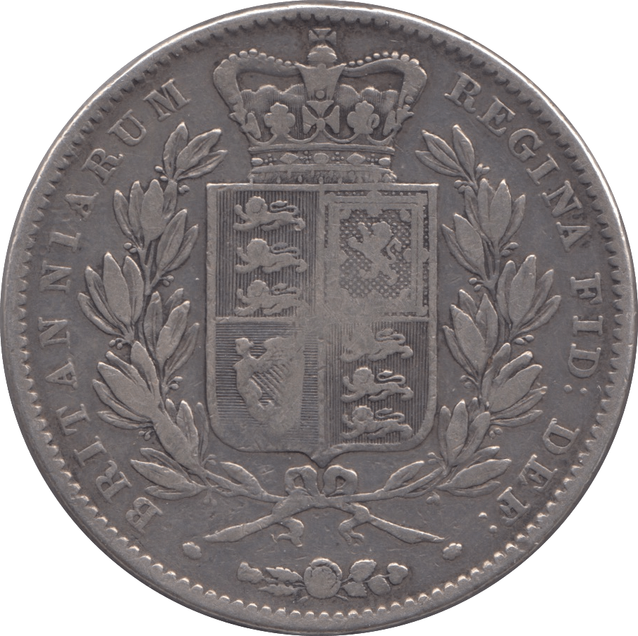 1847 CROWN ( GF ) CINQUEFOIL - Crown - Cambridgeshire Coins