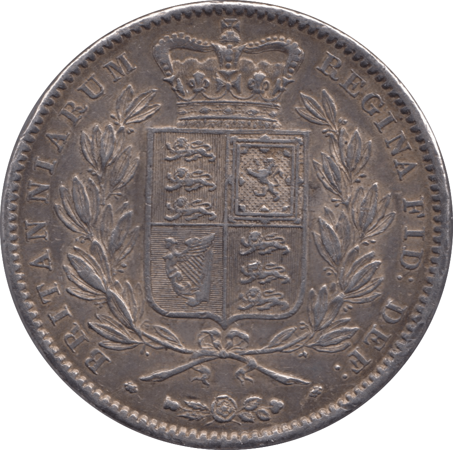 1847 CROWN ( GVF ) - Crown - Cambridgeshire Coins