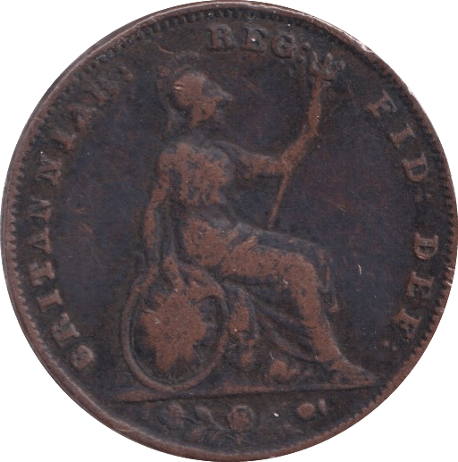 1847 FARTHING ( FAIR ) - Farthing - Cambridgeshire Coins