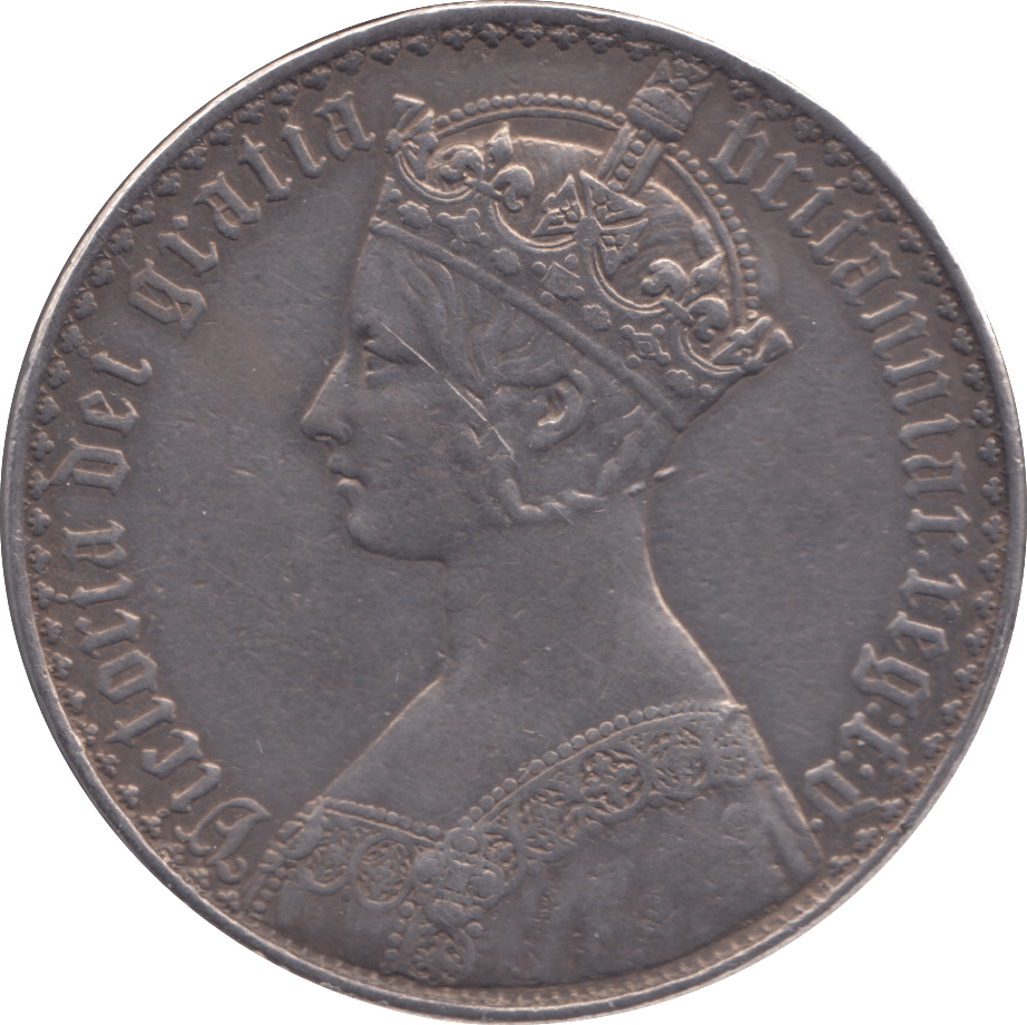 1847 GOTHIC CROWN ( GVF ) - Crown - Cambridgeshire Coins