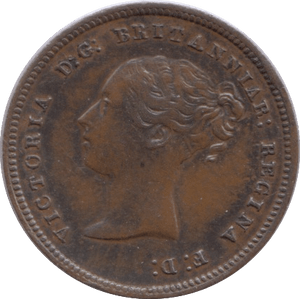 1847 HALF FARTHING ( EF ) - Half Farthing - Cambridgeshire Coins