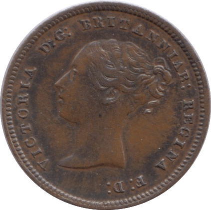 1847 HALF FARTHING ( EF ) - Half Farthing - Cambridgeshire Coins