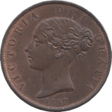 1847 HALFPENNY ( BU ) - Halfpenny - Cambridgeshire Coins