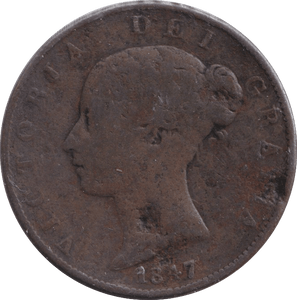 1847 HALFPENNY ( FAIR ) - Halfpenny - Cambridgeshire Coins