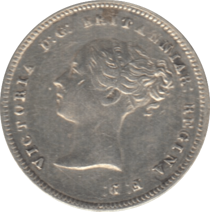 1847 MAUNDY FOURPENCE ( EF ) 2 - MAUNDY COINS - Cambridgeshire Coins