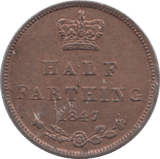 1847 ONE THIRD FARTHING ( UNC ) - One Third Farthing - Cambridgeshire Coins