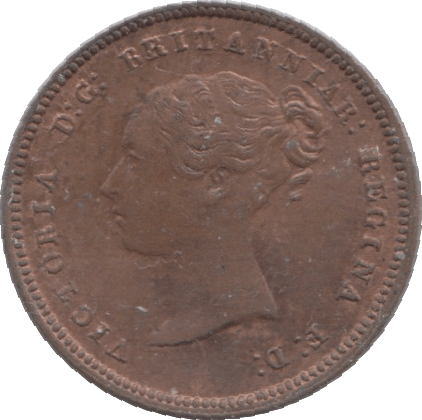 1847 ONE THIRD FARTHING ( UNC ) - One Third Farthing - Cambridgeshire Coins