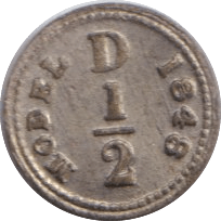 1848 HALF D ( TOY MONEY ) - TOY MONEY - Cambridgeshire Coins
