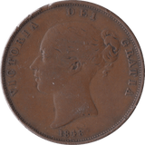 1848 PENNY ( FINE ) - Penny - Cambridgeshire Coins