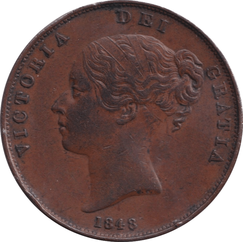 1848 PENNY ( GVF ) - Penny - Cambridgeshire Coins