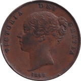 1848 PENNY ( GVF ) - Penny - Cambridgeshire Coins