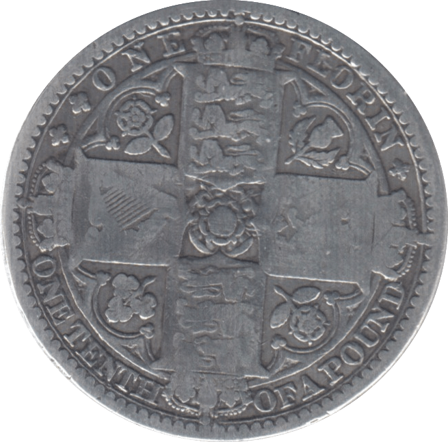 1849 FLORIN ( FINE ) 2 - Florin - Cambridgeshire Coins