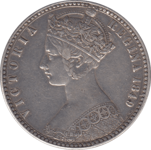 1849 FLORIN ( GVF ) - Florin - Cambridgeshire Coins
