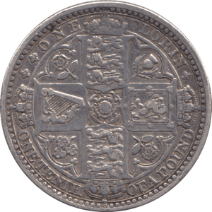 1849 FLORIN ( GVF ) - Florin - Cambridgeshire Coins