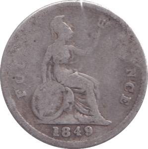 1849 FOURPENCE ( FAIR ) - Fourpence - Cambridgeshire Coins