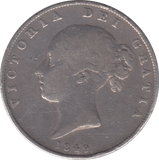 1849 HALFCROWN ( NF ) - HALFCROWN - Cambridgeshire Coins