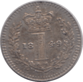 1849 MAUNDY ONE PENNY ( UNC ) - Maundy Coins - Cambridgeshire Coins