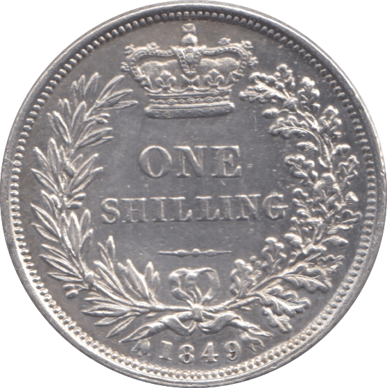 1849 SHILLING ( AUNC ) 2 - Shilling - Cambridgeshire Coins