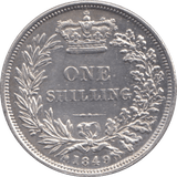 1849 SHILLING ( AUNC ) 2 - Shilling - Cambridgeshire Coins