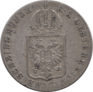 1849 SILVER AUSTRIA 6 KREUZER - WORLD COINS - Cambridgeshire Coins