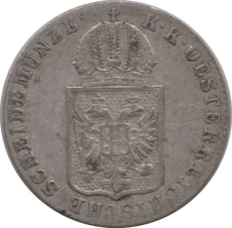 1849 SILVER AUSTRIA 6 KREUZER - WORLD COINS - Cambridgeshire Coins