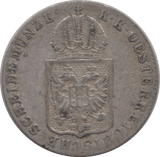 1849 SILVER AUSTRIA 6 KREUZER - WORLD COINS - Cambridgeshire Coins