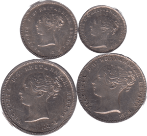 1850 MAUNDY SET VICTORIA - Maundy Set - Cambridgeshire Coins