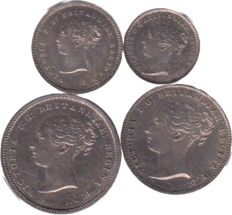 1850 MAUNDY SET VICTORIA - Maundy Set - Cambridgeshire Coins