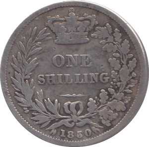 1850 SHILLING ( NF ) SCARCE - Shilling - Cambridgeshire Coins