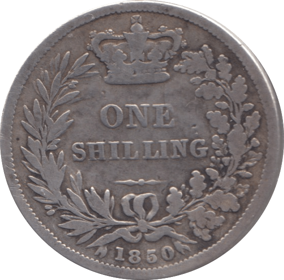 1850 SHILLING ( NF ) SCARCE - Shilling - Cambridgeshire Coins