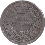 1850 SHILLING ( NF ) SCARCE - Shilling - Cambridgeshire Coins