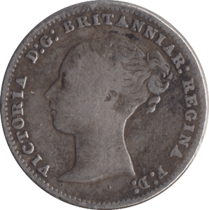 1850 SILVER THREEPENCE ( FINE ) - Threepence - Cambridgeshire Coins