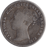 1850 SILVER THREEPENCE ( FINE ) - Threepence - Cambridgeshire Coins