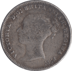 1850 SILVER THREEPENCE ( NF ) - Threepence - Cambridgeshire Coins