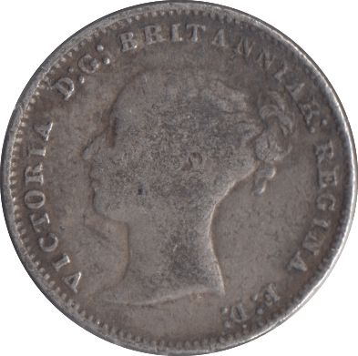 1850 SILVER THREEPENCE ( NF ) - Threepence - Cambridgeshire Coins