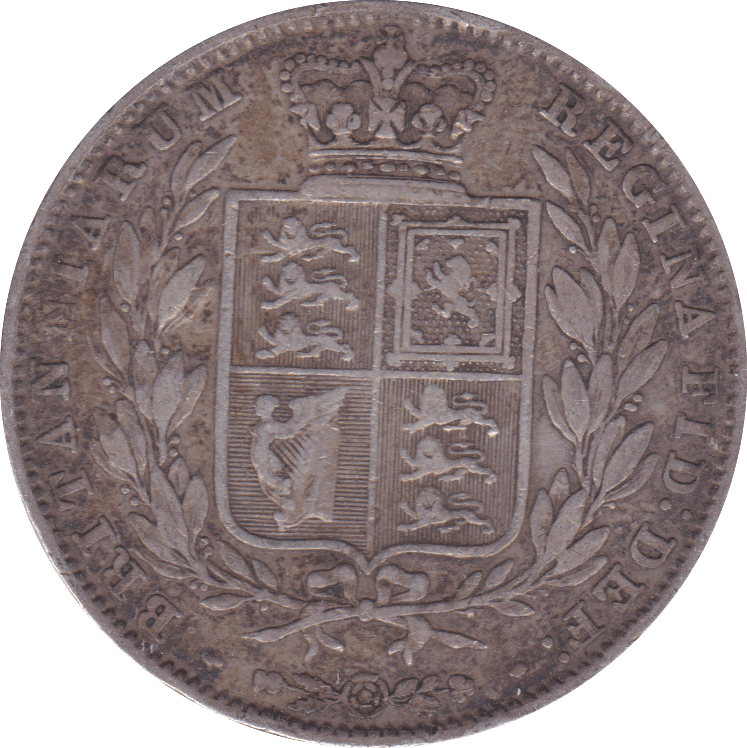 1850 HALFCROWN ( GF ) - Halfcrown - Cambridgeshire Coins