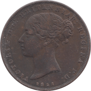 1851 HALFPENNY JERSEY - WORLD COIN - Cambridgeshire Coins