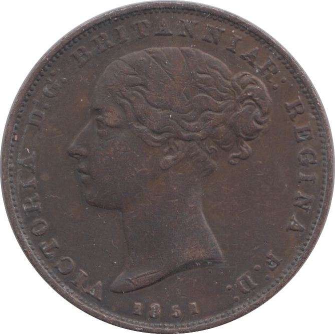 1851 HALFPENNY JERSEY - WORLD COIN - Cambridgeshire Coins