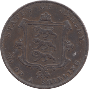 1851 HALFPENNY JERSEY - WORLD COIN - Cambridgeshire Coins