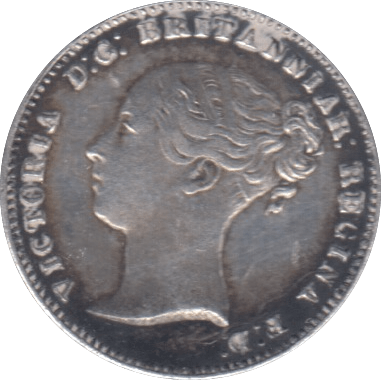 1851 MAUNDY THREEPENCE ( AUNC ) - Maundy Coins - Cambridgeshire Coins