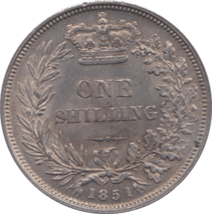 1851 SHILLING ( AUNC ) - Shilling - Cambridgeshire Coins