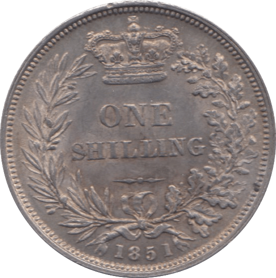 1851 SHILLING ( AUNC ) - Shilling - Cambridgeshire Coins