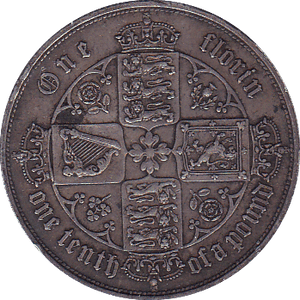 1852 FLORIN ( EF ) - Florin - Cambridgeshire Coins