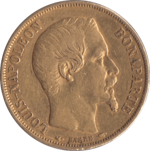 1852 GOLD 20 FRANCS FRANCE ( A ) - Gold World Coins - Cambridgeshire Coins
