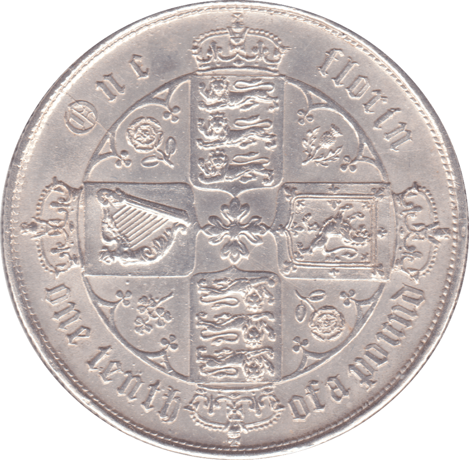 1853 FLORIN ( AUNC ) - Florin - Cambridgeshire Coins