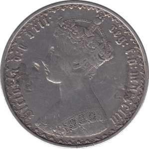 1853 FLORIN ( VF ) - FLORIN - Cambridgeshire Coins