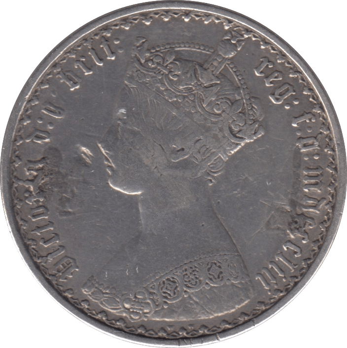 1853 FLORIN ( VF ) - FLORIN - Cambridgeshire Coins